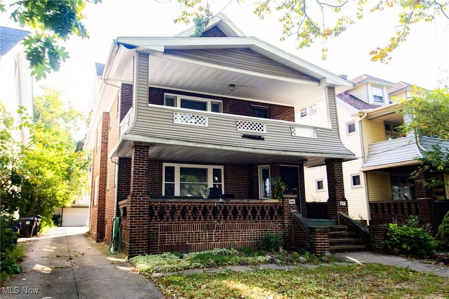 !!!ATTENTION INVESTORS!!! 3-family property situated in the highly desirable Shaker Square district, offering an excellent addition to your portfolio. Features brand-new flooring throughout, spacious closets, and a four-car garage, with two 2-bedroom, 1-bathroom units currently leased through September 2026 and December 2026, generating a combined rental income of $2,100 per month, while the vacant 1-bedroom, 1-bathroom unit is listed for lease at $775. Conveniently located near transit routes 14, 14A, and 48, Dave’s Market, and popular attractions including Shaker Lakes, the Children’s Museum, and the Cleveland Botanical Garden, this property offers strong rental income, solid tenant stability, and a prime location. Optional management in place allows for a seamless transition and hassle-free ownership.