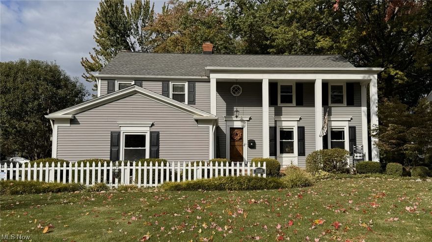Discover the charm of this spacious 4-bedroom, 2.5-bath colonial, where comfort and modern living blend seamlessly. The welcoming foyer leads to a spacious living room and dining area with beautiful hardwood floors. The fully updated kitchen features white shaker solid wood cabinets, granite countertops, under-mount sink, overlooking the cozy FR with a gas fireplace and built-in bookcases. Enjoy the large private deck with a cedar pergola and picturesque views of the backyard, complete with a brick walkway, patio, shed, and a lighted fire pit area. Upstairs, four oversized bedrooms await. The master bedroom offers ample closet space and an attached full bath, while three additional bedrooms feature great closet space, two of them connected by a full Jack-n-Jill bath. All bathrooms have been tastefully remodeled. The partially finished basement provides extra living space, custom storage, a laundry area, and an accessible crawl space. Recent upgrades include a new roof, vinyl siding, insulation, gutters, downspouts, furnace, air conditioner, hot water heater, electrical panel, appliances, and more. The 2.5-car attached garage boasts custom storage cabinets, epoxy floor, and new LED lighting. Enjoy AT&T Fiber Internet and an invisible fence. No basement flooding issues. All of this in a friendly neighborhood with nearby parks, shopping, and easy highway access, this is the perfect home. Don't miss the chance to make it yours - schedule a viewing today!