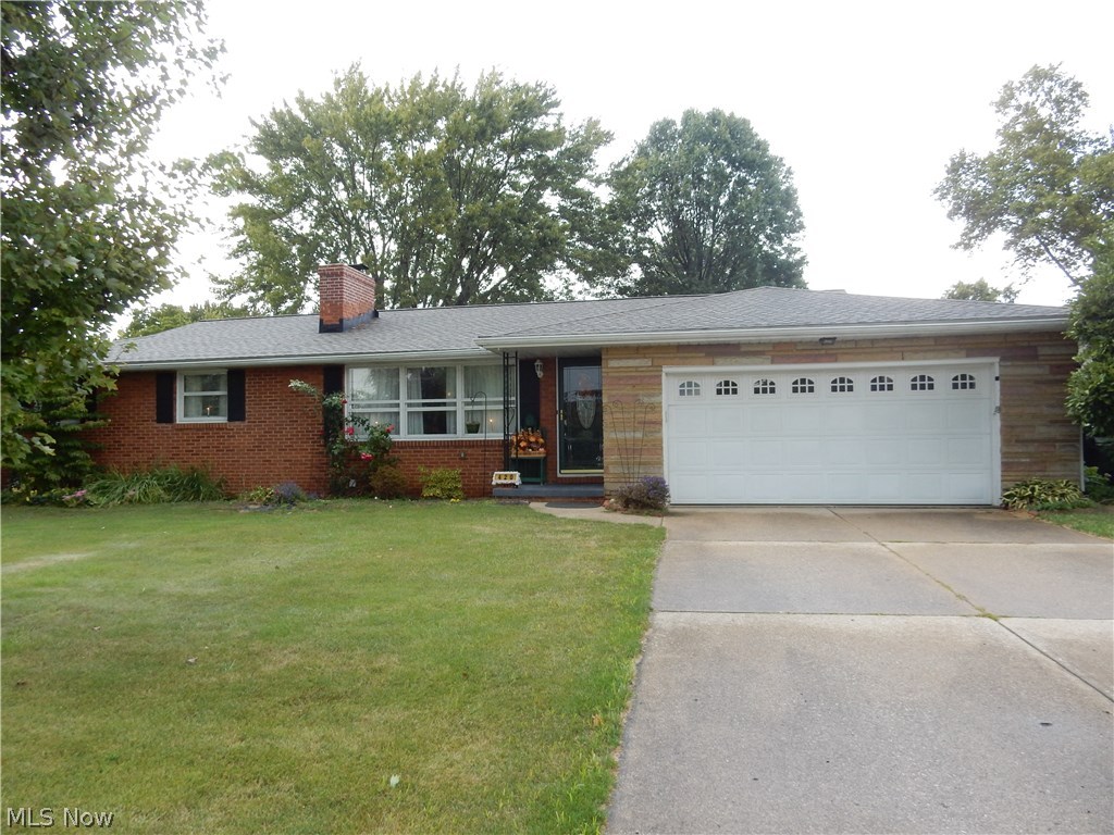 Say welcome home to this beautiful, solid brick and stone ranch, situated on an attractive, level, double lot. This home offers two different living spaces with a living room and family room. You will also enjoy the 3 season enclosed patio that overlooks the back yard. A main floor laundry area has been enclosed in the family room behind bi-folding doors or you can relocate the laundry back to the basement. There are 3 spacious bedrooms with adequately sized closets. The kitchen offers ample cupboard space and hard surface (corian like) counter tops. There are hardwoods under all carpets, should you prefer hard surface floors, they are already done for you. The huge 43x27 basement is perfect for refinishing, creating that a hide away for the kids or the man cave. You will also find all the components in the basement for a full bath, it only needs to be closed in. There are some nice updates that have been done to this property: Furnace and A/C (2011), Roof (2014). Outside, the yard has