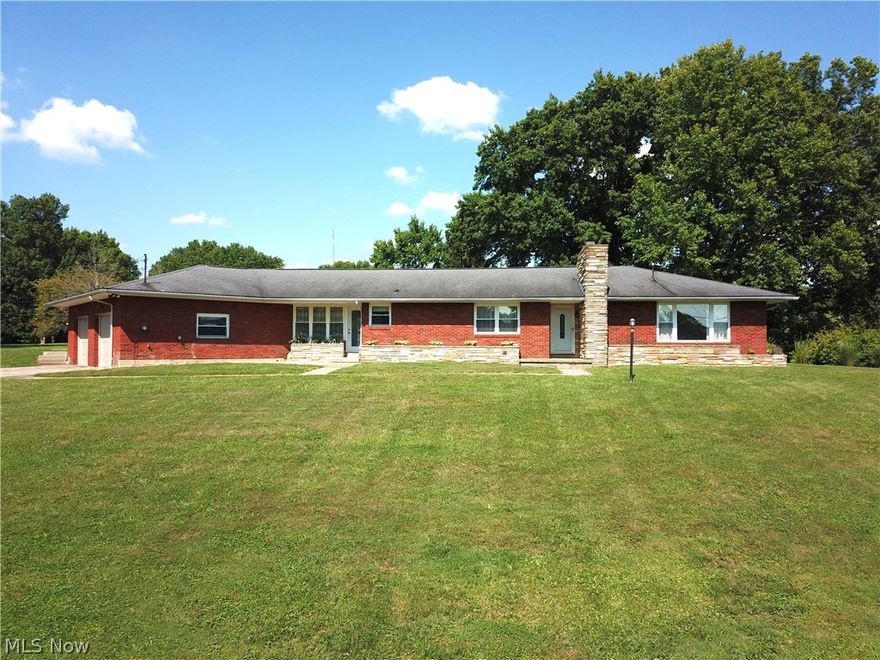 Enjoy one floor living in this beautiful brick ranch, three bedrooms (with potential for a 4th), 2-1/2 bathrooms, with updates throughout. You'll overlook a sprawling lawn from the font porch. The large eat-in-kitchen is well-appointed and modern. A brick gas fireplace adorns the living room. You'll have the option for an office or a family room. The backyard is partially fenced and has two storage sheds. An RV parking pad with exterior power station is off the two-stall garage. Large Storage Area off the Garage. The is a "must see."