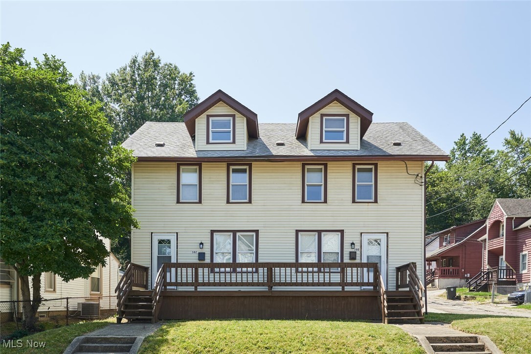 Duplex just minutes from the University of Akron. Great income potential both units have 3 bedrooms, washer/dryer hook ups. 382 Cross has new LVT flooring throughout first floor, new carpet on second and third floor, fresh paint and a second full bath in the basement. 380 has recently remodeled bathroom and newer furnace (2021). Other updates include vinyl replacement windows,
Roof 2017, updated electrical boxes in both units with hardwired smoke detectors.
Owner is a licensed agent in the state of Ohio Call today for your private showing