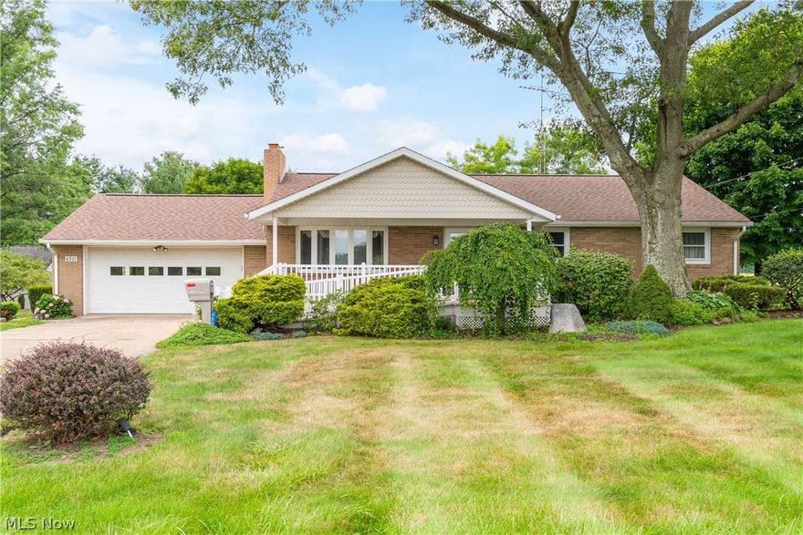 Wow! Check out this amazingly well kept Brick Ranch home located in Louisville CSD! This charming residence features 3 Bedrooms, 2 full bathrooms, 2 large family room/ living room areas, large (clean) unfinished basement with fireplace, attached 2 car garage, large outbuilding (with water and electric run to it), Generac power system, and a covered front porch with a built in ramp for those who may need it! The home also comes equipped with a whole house vacuuming system! It sits on just over half an acre lot that has a country like feel to it with the convenience of being close Route 62 and many shopping options! This home has been well cared for and awaits it's new owners!