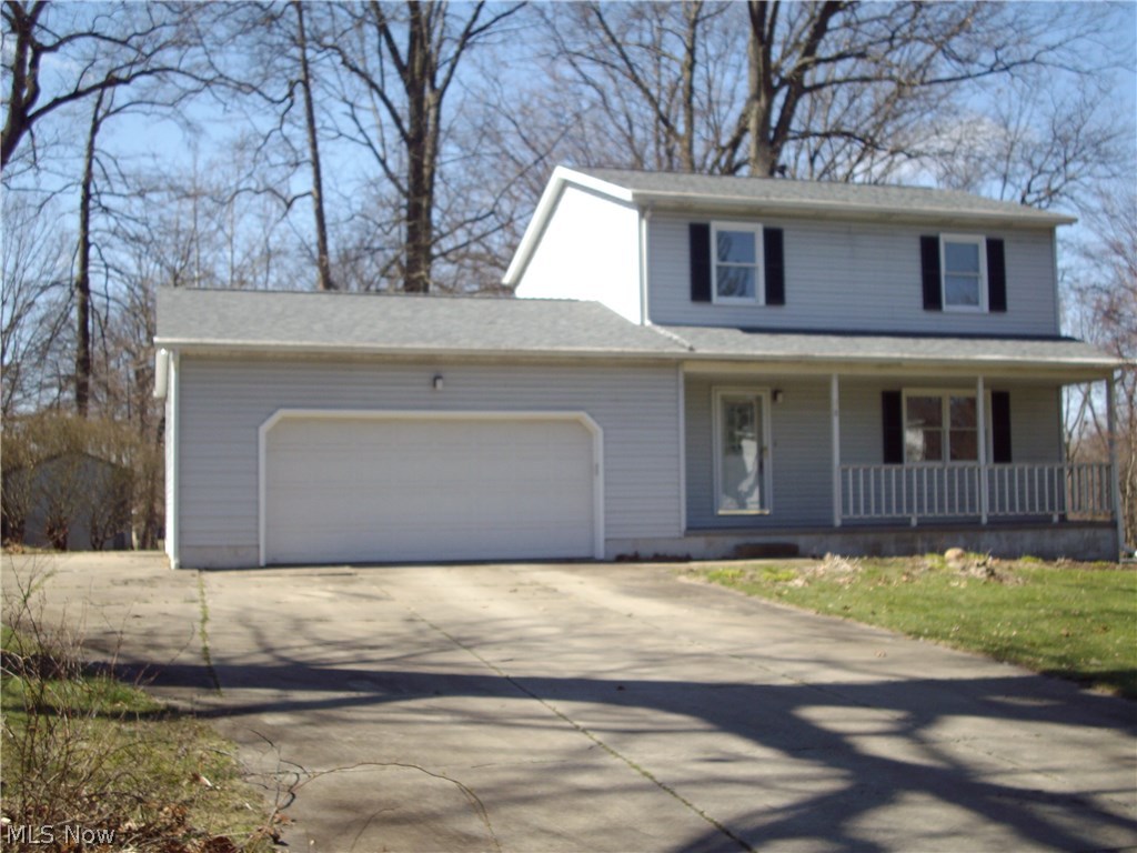 This is a well cared for Colonial 3 bedroom, 1.5 bath . eat-in-kitchen light Oak cabinets, appliances stay, add a nice size formal dining room with Oak chair rail.
there is a first floor 1/2 bath and a exit door out of the kitchen to the large 23 x 12 deck with built in seating and Hot Tub and plenty room for your grill There are 3 nice size bedrooms with plenty of closet space and the Master has convenient access to the main bath. A large front porch greets you and allows pleasant relaxing seating in the evening or morning coffee . The home has an ADT Security System installed for home and rear yard and the attached garage is heated and has water for convenient car washing. Terrific clean basement with plenty of storage and ready for you to make your woman or man cave. A storage barn holds plenty of your out side equipment . Roof replaced Oct.2016. The double cement drive and extra parking area on side of the garage for your motor home or boat or your basketball hoop or play in the