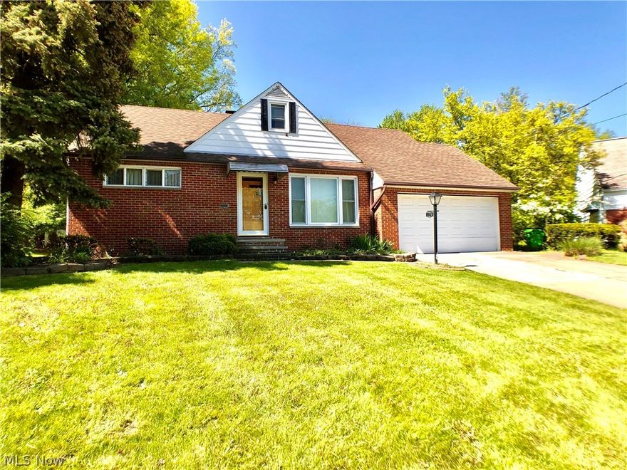 New to the market!!! Great Cape Cod style home with lots of updates! This house features Four considerably sized Bedrooms and Two full Bathrooms. Some of the improvements include: Updated kitchen with tiled counter tops and the whole house has been repainted! Newer Hot Water heater, Roof full tear-off and replacement in 2012, leaf guard gutter system, tuck pointing on the chimney (2018), full house Vinyl replacement windows, Full basement waterproofing and the basement has been completely finished with drywall and updated laminate flooring. All appliances stay with the sale including washer and dryer. Other amenities include hardwood floors, shed for extra storage, air conditioning, stone patio and a fenced in area in the backyard ( currently set up for a garden). Fantastic home with lots of major improvements! (Upstairs bedrooms do have hardwood under the carpets)