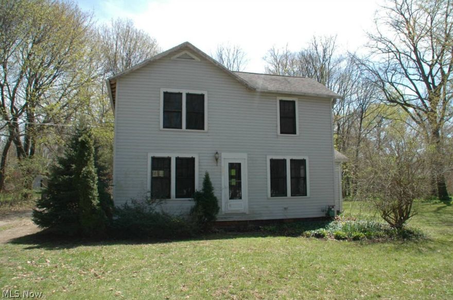 Make this 1920's Colonial your own. A lot of old world charm in this 3 bedroom, and 1 bath home. It is set on a private woodsy green acre with a nice set back. Original wood work through most of the home. Spacious old-fashioned kitchen with porcelain sink with drain boards. First floor bedroom and bath. 3 more rooms upstairs. Home needs work. Walk out basement. Garage framed in not completed. Septic replaced in '97. Memories are waiting to be made, call today!  This is a Freddie Mac/Homesteps property being sold as is, where is. HomeSteps offers an allowance up to $500 to OWNER OCCUPANTS ONLY towards the purchase of a home warranty of their choice. POS and repair, if needed are responsibility of buyer.