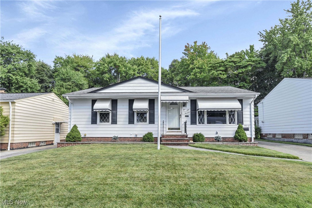 Discover this well-cared-for 3-bedroom, 2-bath ranch in Maple Heights, lovingly maintained by its owner for over 50 years. Gleaming hardwood floors flow throughout the first floor, creating a warm and inviting atmosphere. The partially finished basement offers flexible additional living space, perfect for a family room, home office, or hobby area. A 2-car detached garage with durable nature stone flooring adds both style and functionality. Situated on a quiet street with a wooded backdrop, this home provides privacy while still being just minutes from the Metroparks, shopping, restaurants, and highway access.
