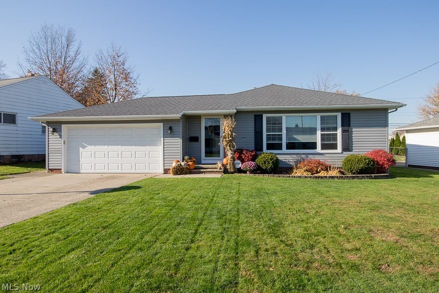 Are you looking for an affordable, updated home, close to everything you need? Don't think it exists? Look no further than this 3 bedroom, 2 full and 1 half bathroom, ranch home with finished basement, located in the heart of Mayfield Heights! The home features a renovated Kitchen, updated Bathrooms, and patio overlooking a park like yard! Schedule a showing today! Be sure to check out the 3D Tour!