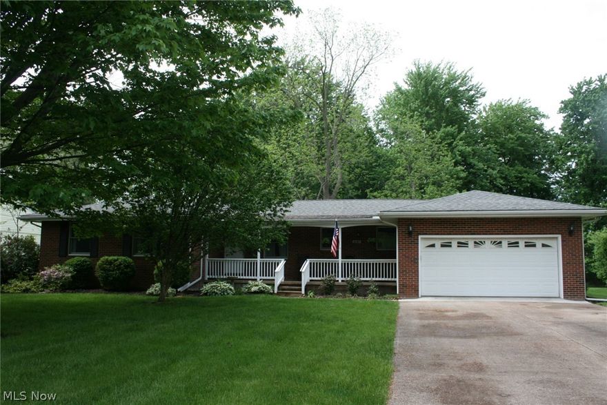 Conveniently located - near Route 2! A 20-25 minute drive to downtown! 5 minutes to the beach...Bright, clean, one floor living Mentor Brick Ranch - 3 Bedroom, 2 Full & 1 half bath, living room, kitchen, family room & first floor laundry sitting on almost a full acre!  New carpeting throughout, new ceramic tile foyer and bath, updated electrical, plumbing, windows and central air conditioning. Plenty of storage and closet space.Sliding doors off of family room leads to a new deck and a beautiful lawn with a variety of flowering trees, wooded view and plenty of birdwatching.  A front porch for relaxing, full basement with options to create living space or work out room.2- Car attached heated garage 21 x 36 and an out building/storage shed 12 x 14.