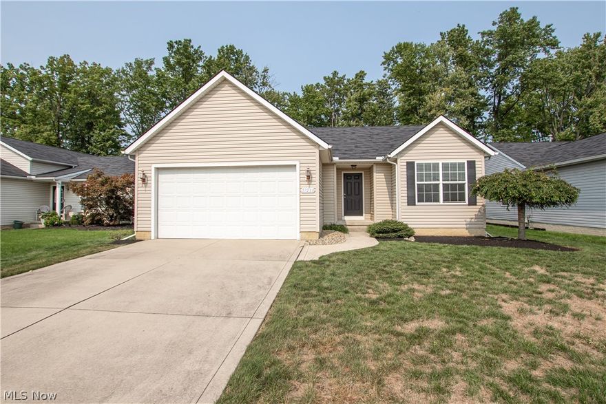 Welcome home!  This home is move-in ready and waiting for your personal touches. Schedule a private showing today. A very desirable 3 bedroom 2 bath ranch style home in the bustling community of Meadow Lakes. As you pass through the front door you are welcomed into the spacious great room.  Open to the great room, an enormous eat-in kitchen awaits the chef of the home providing plenty of prep and entertaining space for even the largest gatherings. All appliances remain.  Enjoy true one floor living with the convenience of a first floor laundry off the kitchen.  The master bedroom is privately situated on the opposite side of the home and features an en-suite bath with a huge soaker tub.  Two guest bedrooms and a guest bath near the front of the home - providing separation for guests and family members. The full basement has plenty of room for storage and is ready to be finished. This spacious home features a fenced in backyard, amazing professional landscaping and a 2 car garage.