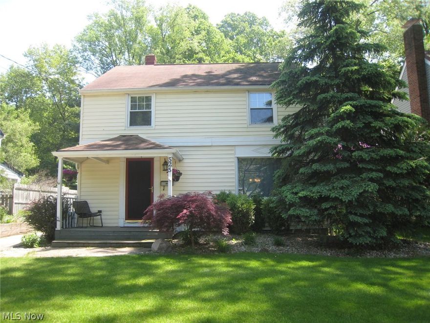 This home has such a wonderful feeling! It is very close to the KSU campus too. The main level of this home has a spacious living room with a picture window that lets in the sunshine. There are hardwood floors in the dining room and living room. There is also a family room addition with a half bath and sliders to the deck. The kitchen was updated and appliances are included. The upstairs has 3 bedrooms and a full bath. There are hard wood floors under the carpet in the bedrooms. The windows were new in 2014. The central air 2012, The downspouts and drainage in yard 2013. The yard is fenced and there is a storage shed that will stay.