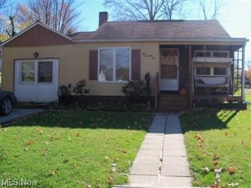 Great starter or rental possibility.  1st floor laundry, new central air & furnace.  Great room or possible 3rd bedroom with access to deck and fenced yard.