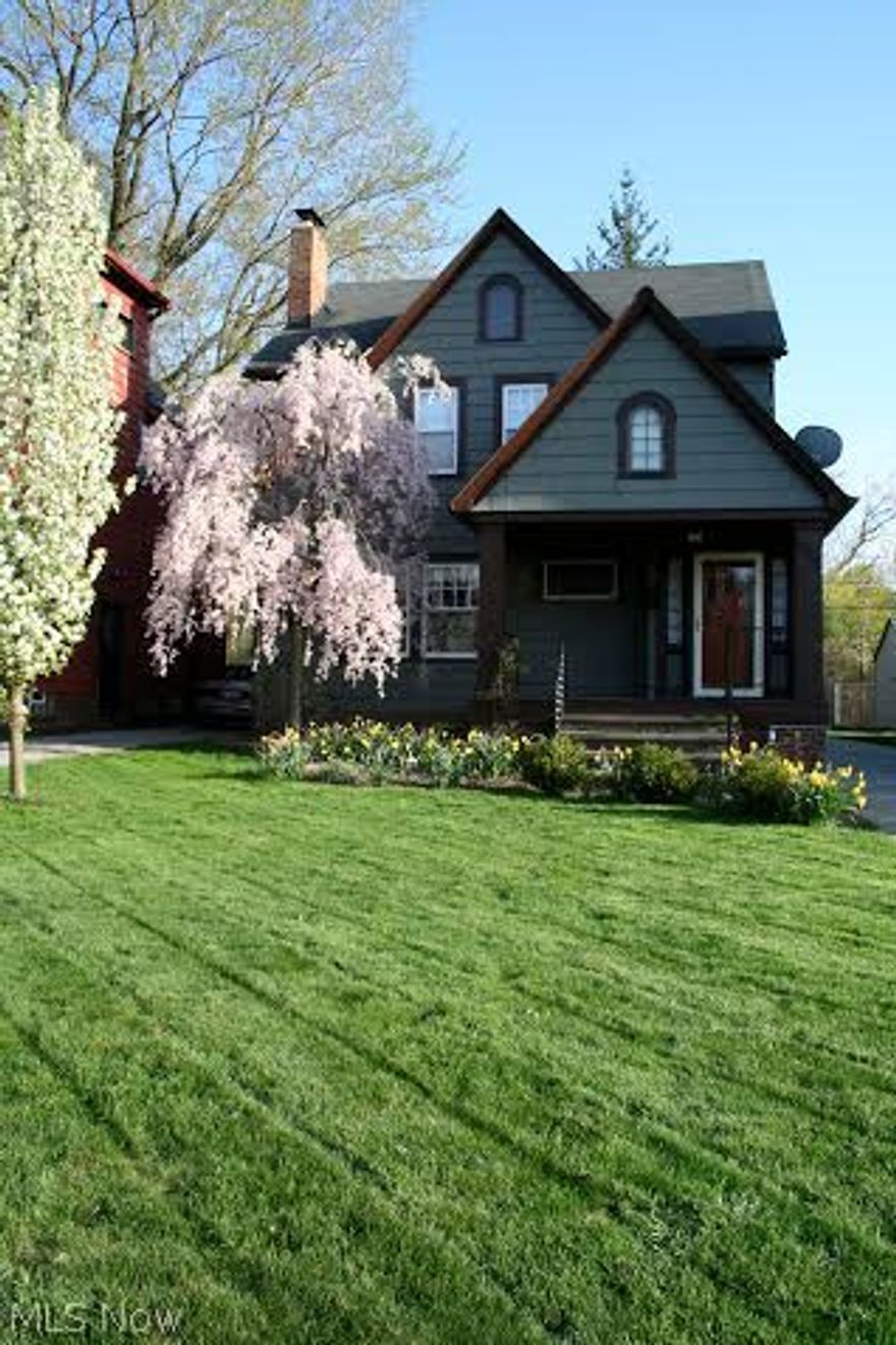 Wonderful 1930s Heights Colonial, move-in condition & centrally located to everything! Charming character throughout--leaded glass door, hardwood floors, solid original doors, linen closet, crown molding, 30s-style archways, mantle/fireplace & more. Central Air. Today's colors & stylings. Eat-in Kitchen with newer appliances. Updated powder room. Three spacious bedrooms + large full bath on 2nd floor. Good storage in this home. Finished third floor w/ 2 rooms and deck. Fenced yard with blooming & colorful landscaping. Stained cedar exterior. Newer windows. Great location, close to restaurants & shopping, Cain Park (theater, music, b-ball, skateboard, arts festival & 'the sledding hill'). Minutes to Coventry/Cedar Lee amenities. Close to Univ Circle, University Hospital, Cleveland Clinic, Museums, Case, Little Italy, restaurants & shopping .Shaker Lakes, parks,playgrounds. POS Violation Free!
