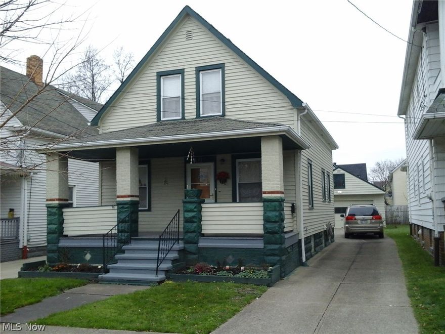 Very nice 4 bedroom owner occupied home that is well kept.  Updated kitchen, bathroom, electric panel, furnace, and glass block windows.  Two bedrooms down and 2 larger bedroom on the second floor. 2 car garage and off street parking.  All appliances to stay.
