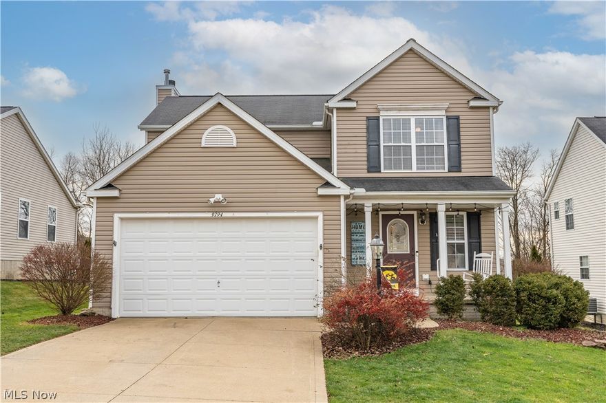 Outstanding opportunity to live in Jackson’s popular pool & clubhouse community, Emerald Estates development. This attractive 2-story is located on a quiet cul-de-sac lot with lots of back yard space and privacy. Nice foyer leading to the fully-applianced eat-in kitchen with center island/eating bar which is open to the cozy great room with a gas fireplace. Sliding door leading to and looking out at the large concrete patio in the backyard. You'll appreciate the convenient first-floor laundry as well a large half-bath/powder room that completes the first floor. The master suite, located upstairs, includes a vaulted ceiling with ceiling fan, large walk-in closet and large bathroom with double vanity, garden tub and nice-sized shower. Two additional nice-sized bedrooms with large closets and a spacious second full bath, complete the second floor. There is a large partially finished basement great for a recreation room and a nice amount of storage. Rounding out the features are: new dishw