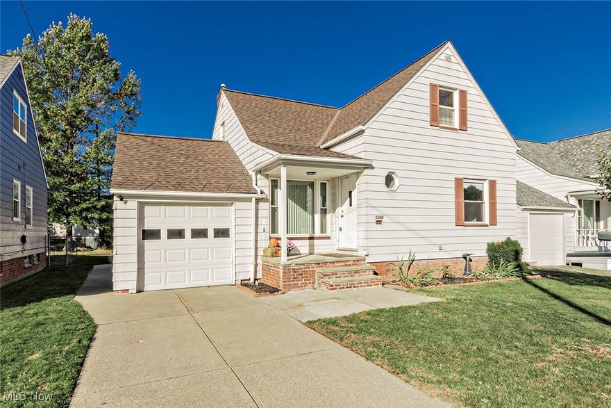 Don't miss your chance to see this adorable bungalow in Mayfield heights! With gorgeous, freshly polished hardwood floors in the living room and bedrooms along with new LVT laid out in the bathrooms and upstairs, you'll immediately feel the time that has gone into maintaining this lovely home. On the main level, you'll find the spacious living room with the large front window that allows for the afternoon light to pour in, the cozy kitchen- perfect for hosting, and the bedrooms and bathroom, perfect for those that prefer first floor accommodations. Upstairs, you'll be treated to what's practically a separate living space; an open layout but with a dedicated space for a king sized bed, very spacious floor plan, and a full bathroom! Back downstairs and into the partially finished basement you'll find a space just dying to be your family's next rec room, a wine cellar, and yet another bathroom!  Finally, outside, find a generous back yard with a charming garden area and a shed to store all your summer farming tools! Other updates include, freshly painted walls throughout, automated gas powered generator for home (serviced once per year), water pressure pump, and built in humidifier.