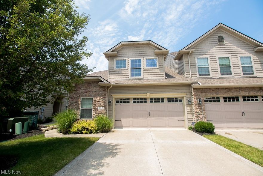 This Coach Home Ranch is easy one floor living. The Primary suit has dual sinks, large walk-in closet and a private area for the walk-in shower. The second bedroom at the front of the home allows for guests or an office space. There is a second full bath off the great room. Enjoy the kitchen with plenty of counter space and breakfast bar. It is open to the great room, dining area and patio. The community is next to a large shopping area with multiple grocery stores and Starbucks! Willowick Park is nearby and great for an evening stroll or to watch a beautiful sunset. It is 5-minutes from the highway systems, and only 20 minutes away from downtown Cleveland! All appliances stay with the home. Schedule a showing today!