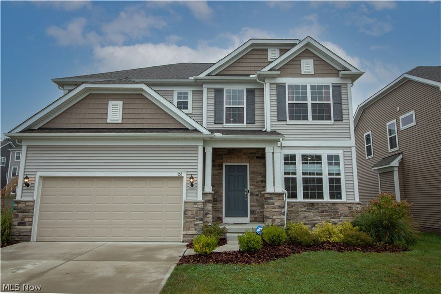This beautifully well maintained home boasts all the modern conveniences you’re looking for in your next home, all in a family friendly neighborhood! An open floor plan brings the kitchen and living room together to make entertaining or family time a breeze. Granite countertops, a large island with seating, stainless steel appliances, and bar complete the eat-in kitchen. An electric fireplace with stone from floor to ceiling and gorgeous stained glass style windows give the living room the warm and inviting feeling you look for at home. The first floor is complete with a nice sized gym and half bath. Upstairs you’ll find 3 generously sized bedrooms, a full bath, and laundry room. The master bedroom features an ensuite with double sinks, soaking tub, free standing shower, and walk-in closet. Let your imagination run wild with the loft that could be a family room, play area for the kids, office, or whatever you’d like! A classic custom deck and pergola will play host to all your warm wea