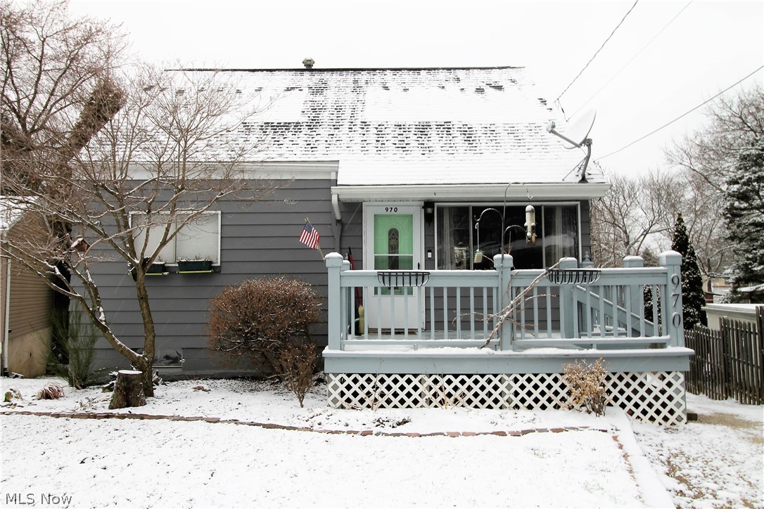 Welcome to this charming four bedroom, one full bath colonial home. Come on in from the front porch where there is room to sit out and enjoy, to the family room, kitchen, two bedrooms and a full bathroom, all freshly painted on the main level. The large, bright eat in kitchen has a large window to let the natural light shine through and there is newer backsplash, stove, fridge, dishwasher and pantry, island all open to the family room. There is a full bathroom, two bedrooms, one that has slider door to the large back deck which you can enjoy the sunshine, or just relax, entertain, cook outs etc. WOW! Upstairs you have two more large bedrooms that could be used as an office, rec room, work out room etc. There is a full unfinished very clean basement with walk out to the backyard and has hook up for gas fireplace, plenty of storage area. The fabulous large backyard is great for entertaining. There is a two and half detached car garage, plenty of parking area. The furnaced was serviced (2