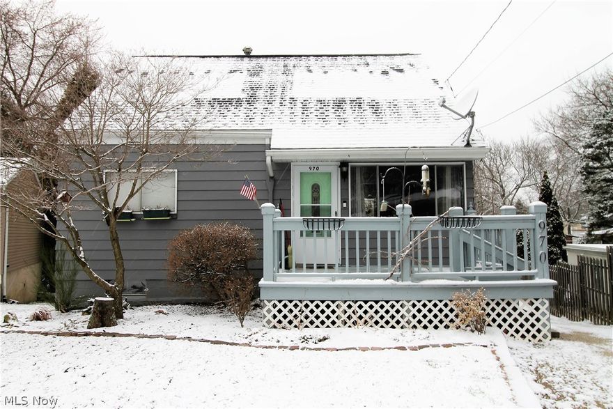 Welcome to this charming four bedroom, one full bath colonial home. Come on in from the front porch where there is room to sit out and enjoy, to the family room, kitchen, two bedrooms and a full bathroom, all freshly painted on the main level. The large, bright eat in kitchen has a large window to let the natural light shine through and there is newer backsplash, stove, fridge, dishwasher and pantry, island all open to the family room. There is a full bathroom, two bedrooms, one that has slider door to the large back deck which you can enjoy the sunshine, or just relax, entertain, cook outs etc. WOW! Upstairs you have two more large bedrooms that could be used as an office, rec room, work out room etc. There is a full unfinished very clean basement with walk out to the backyard and has hook up for gas fireplace, plenty of storage area. The fabulous large backyard is great for entertaining. There is a two and half detached car garage, plenty of parking area. The furnaced was serviced (2