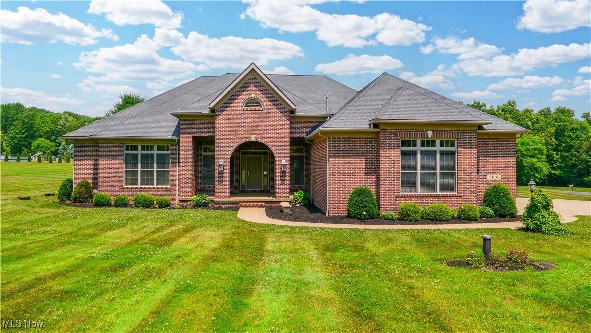 Simple Country Elegance! Quality built & very well cared for this one owner ranch home offers you gracious living throughout. This Grand home is the personification of a Quality Build perfectly placed on 1.9 acres located in The Prestigious Rolling Meadows Subdivision of Hiram Twp. Garrettsville. Bring on the friends & family because entertaining in this Cooks Kitchen is going to be a breeze! Huge adjoining breakfast room is enveloped in wonderful natural light. You'll be able to handle any large & hungry crowd with ease. Open Concept Great Room boasts a stone gas fireplace & has ample entertaining space. Welcoming Entry Foyer! Spacious Formal Dining Room. All the bedrooms are Nicely sized. Master Suite has access to Lanai in back yard. Large Laundry Room boasting custom Hickory Cabinets can handle your storage needs. Mudroom with huge closet for additional storage is just off the 3+ car garage. And, there is additional garage, with attic storage space in the carriage house. Both Front porch & back Lanai have new nature stone flooring surfaces- It's Just beautiful! Awesome Real Hardwood Floors throughout much of the home! You're not going to believe how huge the basement is until you walk down the staircase and see that...it goes forever! So many possibilities! The basement family room has a gas stove that is thermostat monitored & controlled. There is also an addition room currently used as an office & several huge storage closets in this massive finished basement. The theater equipment will stay and is nicely placed in the basement as well. Many Updates! You really are not going to want to miss out on this one!!! SO...What are you waiting for?!?! ~~CALL DARLENE OR YOUR FAVORITE REALTOR TODAY FOR YOUR PRIVATE SHOWING! Pre-approval Letter or Verification of Funds are required prior to granting a showing appointment.