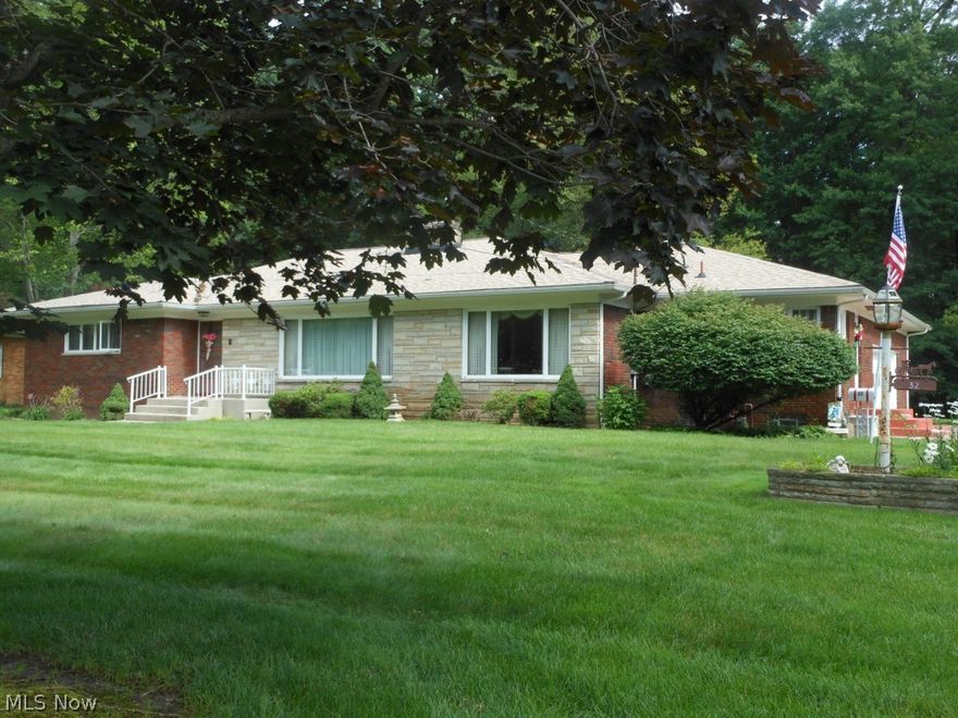 All Brick Custom Built Ranch with private backyard setting offers a spacious Living Room with Fireplace, Formal Dining Room, Family Room, Eat-in Kitchen with new countertops, sink, flooring & newer appliances. Half Bath and small office or possible 1st floor laundry off of kitchen. The year round Sunroom overlooks the scenic backyard and patio. Master Bedroom with master bath and 2 closets. Full basement is finished with bar, lots of storage and it has been waterproofed. Updates: Roof 5 yrs, New Windows and Patio door in Sunroom, Hot Water Tank, Sump Pump and more!  This quality home could be yours - don't delay in seeing it! 24 hour notice for showings.  Pre-Approved Buyers only.