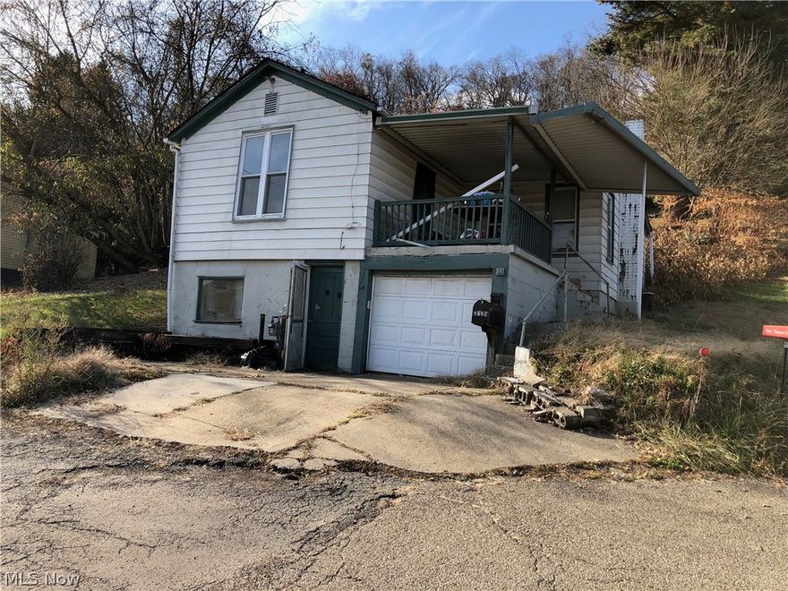 House being sold in as in condition.
Lots of potential.