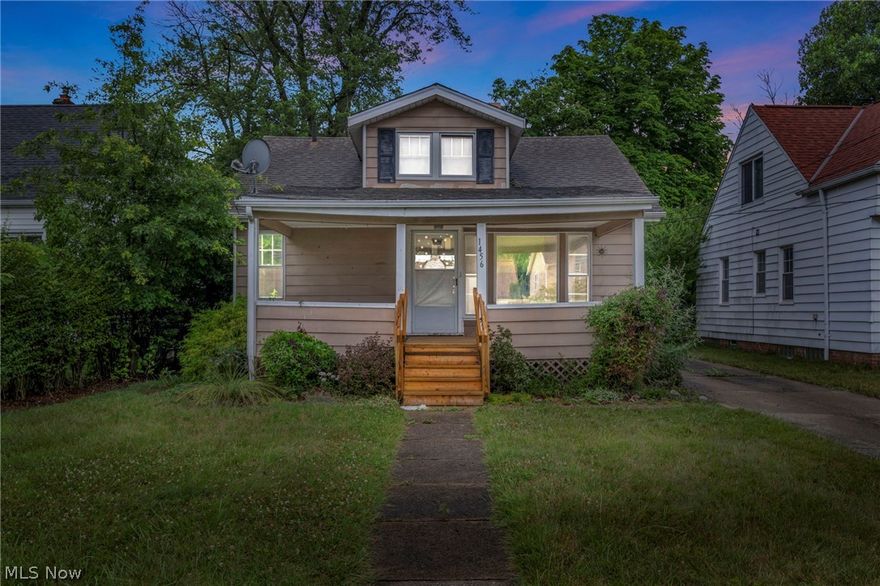 Investor opportunity in Mayfield Heights! This 2-bedroom (with the ability to easily add a third bedroom!), 1-bathroom home offers a prime location for rental income or renovation. Featuring a front porch, spacious living area, and an open kitchen, it offers tenant appeal and future appreciation. Situated in a desirable neighborhood with proximity to schools, shops, and major highways, this property ensures both convenience and investment potential. Don't miss out on this chance to add a lucrative asset to your portfolio! Agent-owned.