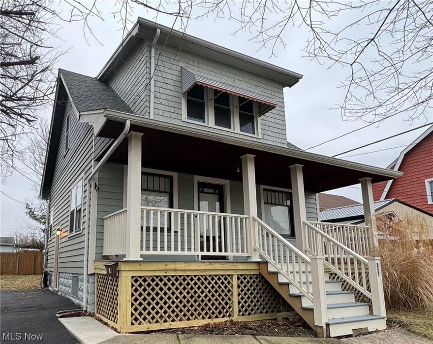 Newly renovated 3BD 2 BA home located in North Collinwood. This home has beautiful hardwood floors, a bedroom and bathroom on the main floor, and a large partially fenced in backyard.