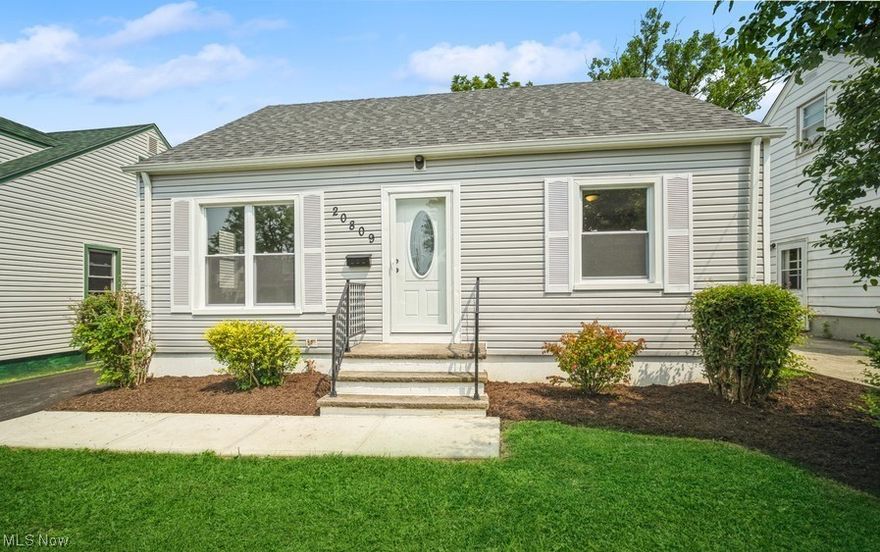 Welcome Home to this Charming Maple Heights Bungalow! This Home has been Recently Updated! The Updates Start from Outside all the Way Inside the Home and to the Basement! For Starters, There are all NEW Mechanicals, Freshly Painted Interior, All New Luxury Vinyl Flooring on First Floor, New Carpet Leading to the Second Floor! Check Out the New Kitchen with all New White Shaker Style Cabinets, Granite Countertops, Backsplash, Sink, Faucet, New Stove, Dishwasher and Microwave. The Kitchen has Sliders to the Rear Deck with Fenced-In Backyard! The First Floor Bathroom has been Upgraded with New Tub Surround, Vanity, Mirror, Lights and New Ceramic Tile Flooring! There is a New Driveway Too!! There is a Full Basement with Laundry and Plenty of Storage Space! This is a Fannie Mae Homepath Property.
