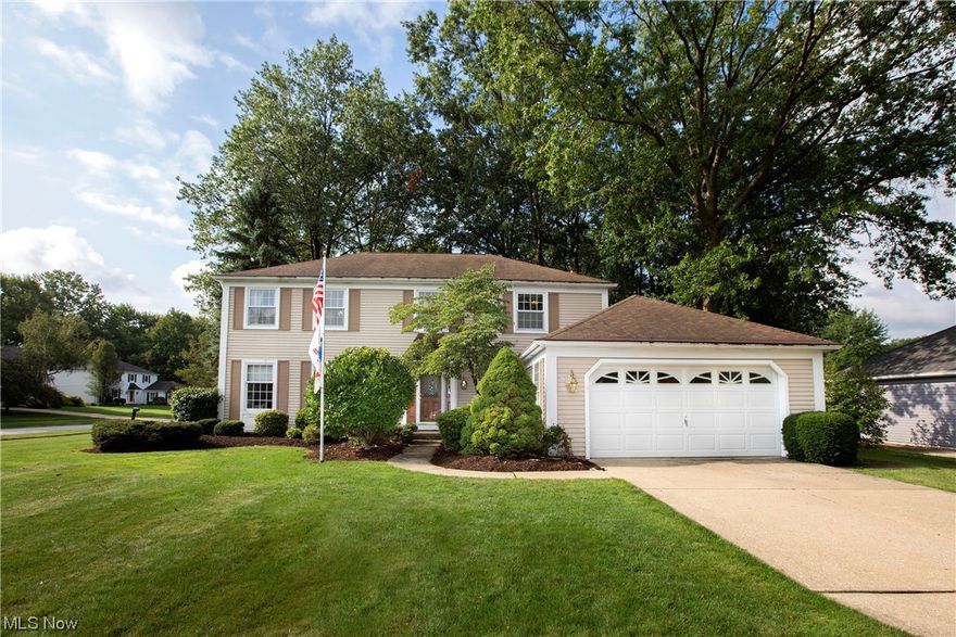 Meticulously maintained home by the same family since 1978 in desirable Settler's Reserve neighborhood. Just over 1/3 of an acre to call your very own! Four spacious bedrooms plus 2.5 baths. Enjoy the fresh neutral paint and carpet throughout 2023. The first floor offers a spacious family room with gas burning fireplace. First floor laundry room. Master suite with spacious bath and walk- in closet. Quality Pella windows throughout. Lovely yard with deck offers a place to enjoy summer/fall BBQ's. Garage floor is nature stone. Excellent location near schools, Westlake Rec Center, golf, and Crocker Park. Easy access to I-90.  Homestead $238.54 per half is not added back in. Home warranty included!