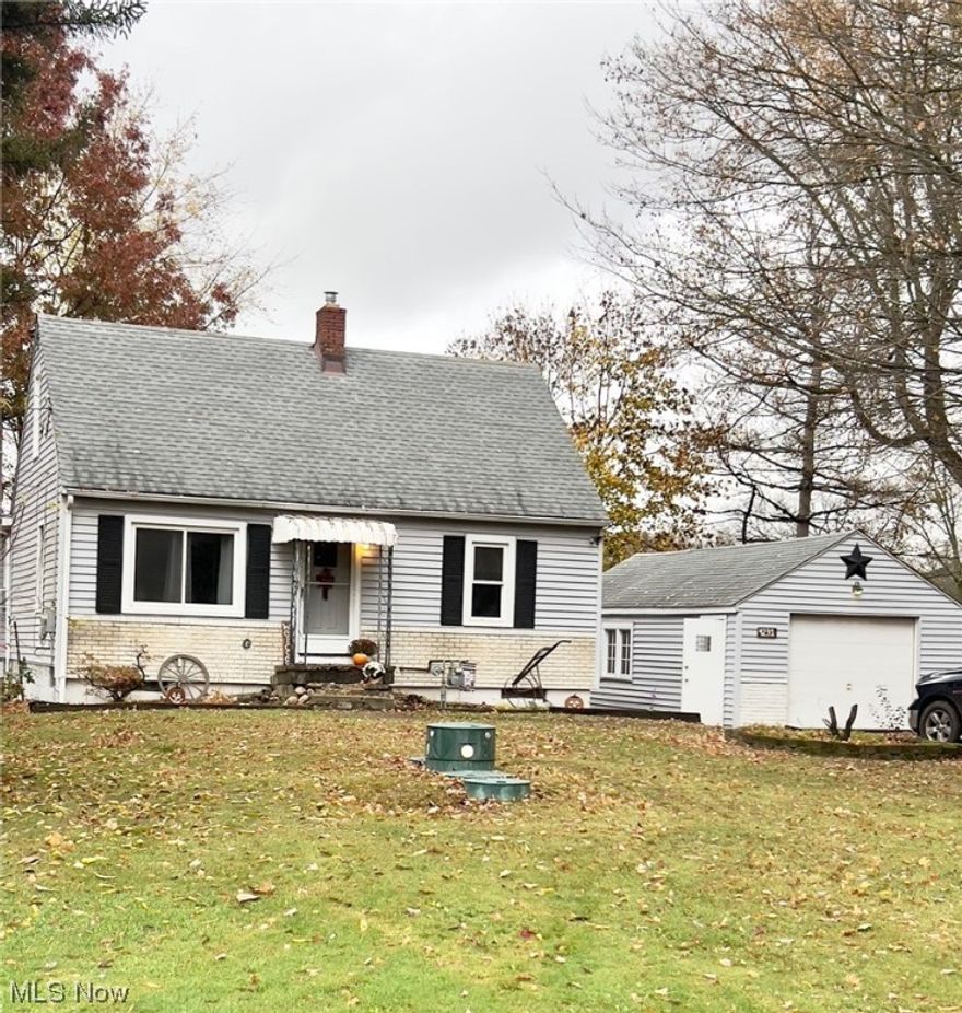 Move right in and enjoy this updated 3 bedroom Cape Cod sitting on almost 3/4 acre with 32 x 40 pole barn with stall and partial fencing. This home has so many recent updates ready for you to enjoy. The spacious kitchen features butcher block countertops, new cabinets, a newer stove and dishwasher, and a large farm sink. Off one side of the kitchen opens to the dining room, and to the other side is the master bedroom, full bath, and family room with a beautiful wood-burning fireplace perfect for those chilly nights. The flooring has all been recently updated with vinyl plank flooring throughout the main level and newer carpet to the 2nd floor with 2 additional bedrooms. Outside you will find a brand new wood deck overlooking the large private yard with a pole barn. Updates include - Roof 2016, HWT 2022, Kitchen 2017-2021, Windows 2019, Septic 2016, Well re-dug and cleaned 2021, Carpet 2021, Deck 2023, New electrical panel 200 amp, New meter, and service wire 2022, New duct work 2021, Rear sliding door 2018, Back exterior door 2022, and more. This is a must-see, call today to set up a showing!