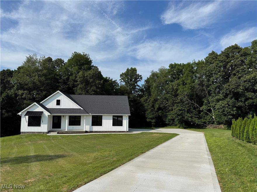 This is the one you've been waiting for – a rare opportunity to own a brand-new ranch home on 1.5 acres that checks every box on your wish list! Discover the perfect blend of modern convenience and peaceful country living in this beautiful ranch-style home, situated on a 1.5-acre lot in the desirable Cherokee West Subdivision. This thoughtfully designed home features 3 bedrooms, 2 bathrooms, a modern kitchen, spacious living room, dining area, laundry room, and a beautiful deck – everything you've been searching for in convenient single-level living, plus a 2-car garage. The walk-out basement is a blank canvas with endless possibilities to extend the livability of this home. This is ideal for buyers who want the peace of mind that comes with brand-new construction – no surprises, no unexpected repairs, just move-in ready perfection where you can start making memories from day one. With today's building challenges and rising costs, finding a newly constructed home at this price point is becoming increasingly rare. Don't let this opportunity slip away – call today to schedule your private showing before it's gone!