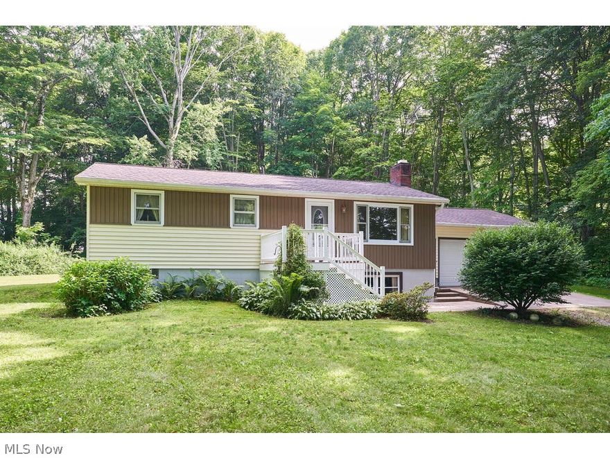 Welcome to 19079 Burkhart Rd! This 3 bedroom, 2 bathroom raised ranch has been well maintained and sits on just under 1.5 Acres!  The spacious living room flows right into the dining area and kitchen which has plenty of cabinet and counter space. Sliding door off of dining leads you to the patio in the private backyard, perfect for entertaining! Down the hall you will find the three spacious bedrooms along with the full bathroom. All of this with an attached two car garage! Call today to schedule your private showing!