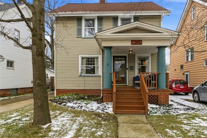 Welcome to a home that doesn’t just sit on a street—it anchors a lifestyle. Situated in the soulful heart of Lakewood, this residence offers the rhythmic stroll to local coffee roasts, vibrant boutiques, and the city's best bistros that every buyer dreams of. Before stepping inside, the covered front porch beckons. It’s a sanctuary for morning reflections and the perfect theater for golden-hour toasts as neighbors drift by with a friendly wave. Cross the threshold into a 103-year-old Colonial that radiates character. Rich natural woodwork, original hardwoods, and timeless crown molding serve as the backdrop to your life. Whether dropping the needle on a favorite LP or curling up for a Survivor marathon, this living room is a memory embodied alongside its cozy fireplace. The dining room stands ready for your next holiday feast, but it’s the view through the French doors that will take your breath away. The sunroom (or your future music studio) is a masterclass in Lakewood charm, featuring lead-glass built-ins, a second fireplace, and four massive windows that invite the backyard greenery inside. The spacious kitchen is designed for deep, lingering conversations. With abundant prep space and a hidden walk-in pantry/coffee bar, every morning feels like a boutique retreat. Upstairs, the scale is truly uncommon. Three massive bedrooms—all accommodating King-sized beds—offer space rarely found in centennial homes. From the Southwest room bathed in a seven-window glow to the East-facing suite with a trendy barn-door walk-in, there is a corner for everyone. The basement, with a 2nd full bath, is a blank canvas for a future fitness or sports cave. The private, fully fenced backyard features raised garden beds, a fire pit, and a paver patio for endless summer nights. With a legendary block club and a community that feels like family, it’s time to become the next "Martian." Contact your favorite Fedora-Wearing REALTOR to see why this isn't just a listing—it's home.