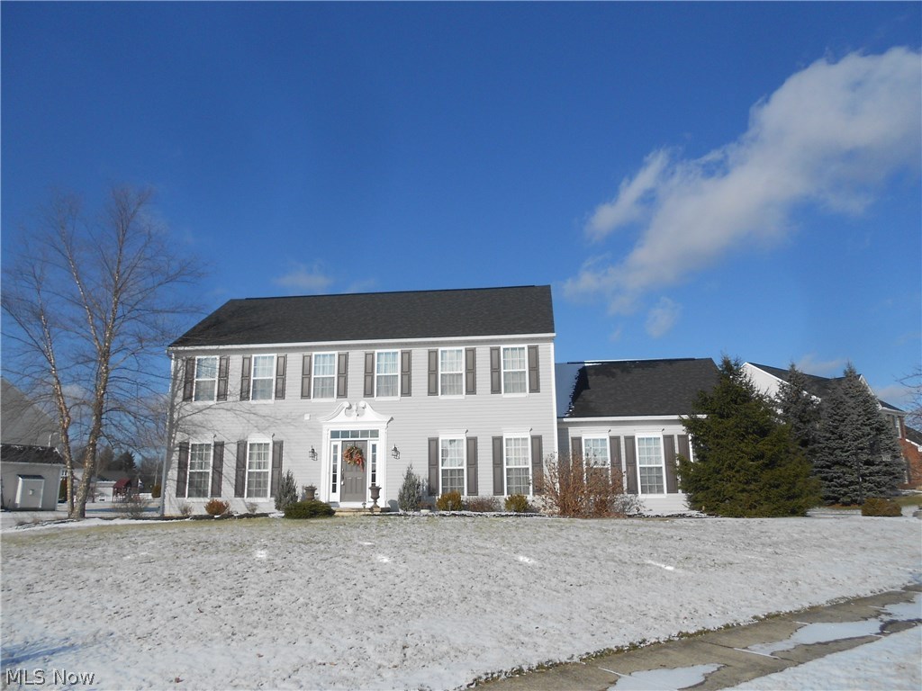 Rarely available 4-5 bedroom colonial in Blossom Glen is truly a gem! This home boasts a huge applianced kitchen with island/breakfast bar, family room w/ fireplace accented by an abundance of windows that overlook the beautiful back yard & morning room with a door leading to the paver patio and fire pit. It's a perfect floor plan for large gatherings and entertaining. A laundry room, powder room, formal dining and living room complete the first floor. Upstairs you'll find a spacious master suite with a 7 X 8 walk-in closet. The master bath offers a walk-in shower, soaking tub and double sink vanity. There are 3 more bedrooms and another full bath on the second floor plus another room currently used as a bedroom; however could be an office. The finished lower level offers a spacious recreation room, full bath, office, and a craft room currently used for storage. Updates include a new roof (approx. 5 years young), appliances (2010-2013), H2O tank (5/2015) and garage door (4/20