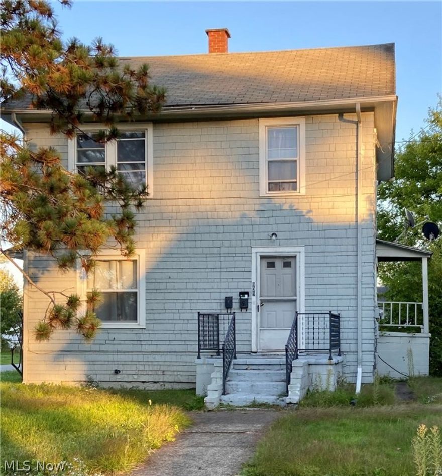 Attention Investors!! This was originally a single-family home but can be converted into two, 1-bedroom units. Currently the utilities are not separated. This home is situated on a corner lot and has an oversized detached 2 car garage. Seller owns 4 other properties in Trumbull and Mahoning counties and is willing to sell as a package deal or separately. Home is being sold 'As Is'.