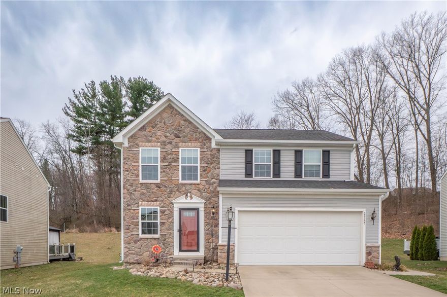 Welcome home to this beautifully updated Colonial in desirable Lexington Farms, where modern style, smart upgrades, and everyday comfort come together. From the moment you step into the foyer with hardwood floors, coat closet, and convenient half bath, you’ll appreciate the thoughtful layout and fresh feel throughout. The inviting living room features new carpet and a cozy gas fireplace, then opens seamlessly to the stunning eat-in kitchen designed for both gathering and function. Here you’ll find hardwood floors, a center island with bar seating, updated quartz countertops and backsplash, pantry, new dishwasher, and custom cabinetry added in 2024 for extra style and storage.

Just beyond, the light-filled sunroom or morning room offers vaulted ceilings and easy access to the backyard, creating the perfect extension of your living space. Step outside to enjoy the patio, custom stone and gravel fire pit built in 2021, a raised garden bed, and a spacious private backyard complete with a French drain for added peace of mind.

Upstairs, all three bedrooms are generously sized, including a large primary suite with a walk-in closet and private full bath. The second-floor laundry room is a standout feature with custom cabinetry, folding table, wainscoting, and washer and dryer that convey. A second full bath serves the additional bedrooms, while the unfinished lower level offers abundant storage, a bonus room, and rough plumbing for a future bathroom—ready for your finishing touches.

Additional updates and features include an attached 2-car garage, 92% efficient furnace, 80-gallon hot water tank replaced in 2023, water softener, and solar panels for the energy-conscious buyer. Located in a neighborhood with community ponds and maintained common areas, this move-in-ready home offers the perfect blend of modern updates, practical amenities, and outdoor enjoyment.