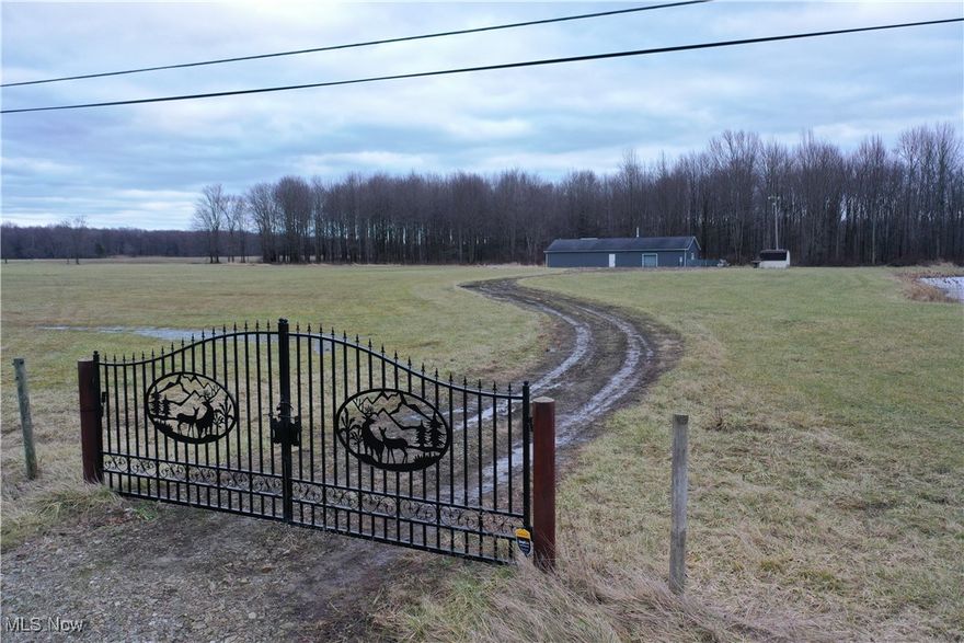 Are you looking for your dream hunting property, a weekend getaway from the daily grind or maybe even a new business opportunity such as an event venue or a short term rental? Then look no further than this turn-key property with unique entertainment building located just 10 miles South of Lake Erie. With easy access less than one mile off OH-7, this property offers a solid mix of wooded acreage, water, and infrastructure improvements in a quiet rural setting surrounded by a blend of destination ag fields and large blocks of timber. The area is known for strong populations of quality whitetails and turkey proven by a robust trail camera history that would keep any hunter up at night. A standout feature of the property is the stocked ¾-acre pond offering fantastic fishing, summer swimming with friends and family or even fall waterfowl hunting opportunities being centrally located in the flight path between Lake Erie and Pymatuning Lake. Near the pond sits a 40x80 pole building with an open floor plan that adds versatility to the property and endless opportunities for a new owner. Inside, the building features a large kitchen area, separate men’s and women’s restrooms and a stunning custom fireplace that serves as a central gathering point. The structure is supported by a private well and an oversized septic system to support even your largest gathering. The current owner has completed extensive habitat improvements including but not limited to over two acres of food plots, ditching to re-direct seasonal water, an elevated Redneck blind, two, 2,000lb Texas Hunter protein feeders and a well maintained trail system that allows easy access to the entire property on foot or by ATV. Whether you are looking for acreage to hunt, a place to spend weekends outdoors, or land with an existing building and utilities already in place, this property provides a usable setup with multiple options. Contact us today to learn more...this one is sure to go quickly!