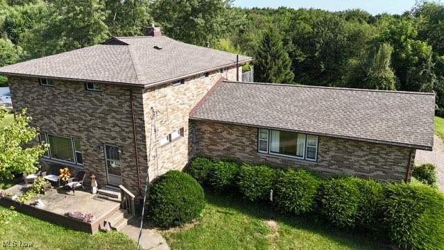 The feel of country living but close to everything. Welcome to this two story all brick home. Four bedrooms and two baths. Full applianced kitchen with first floor laundry. Oversized dining area. All four bedrooms are on the second floor. There is 2461 square feet of living space. Picturesque backyard all on two acres. Two car garage. Canton Township schools. New roof and hot water tank in 2023.