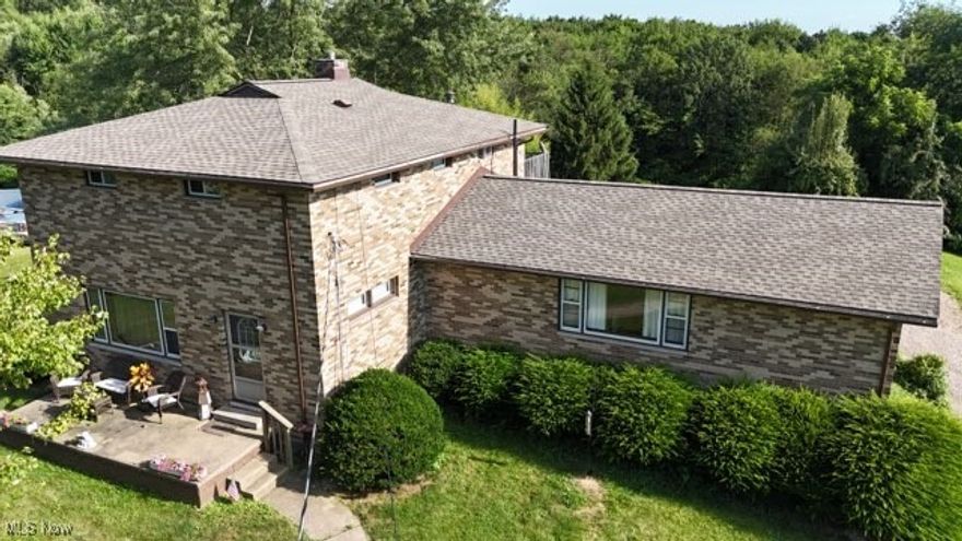 The feel of country living but close to everything. Welcome to this two story all brick home. Four bedrooms and two baths. Full applianced kitchen with first floor laundry. Oversized dining area. All four bedrooms are on the second floor. There is 2461 square feet of living space. Picturesque backyard all on two acres. Two car garage. Canton Township schools. New roof and hot water tank in 2023.