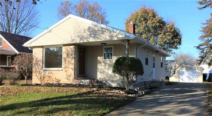 Welcome to 1025 Flanders Ave! This 2 bedroom, 1 bath ranch is completely remodeled and move-in ready. The outside features updated vinyl siding, updated vinyl replacement windows, a concrete patio, paved concrete driveway, new downspout lines and detached 1 car garage. The inside is absolutely beautiful with hardwood floors starting in the living room and flowing down the hallway into the bedrooms. The kitchen and bath remodels are stunning. Starting with the kitchen, enjoy brand new luxury vinyl flooring, new cabinets and counter-tops, new lighting fixtures and hardware, brand new stainless steel appliances and new subway tile back-splash. The bath also boasts luxury vinyl flooring, new vanity, light fixtures and hardware, gorgeous tiled tub surround with herringbone decorative tile, and ship lap wainscoting. The inside has been freshly painted throughout. Other updates include brand A/C and glass block windows. Truly a must see. Call today to schedule your showing.