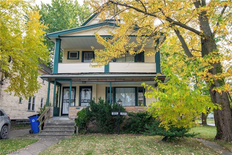 Attention investors! Newly renovated income-generating triplex in the Glenville neighborhood. Unit one is 2 bedrooms/1 bath occupied with a section 8 tenant at $885 monthly. Unit two is 2 bedroom/1 bathroom occupied with a market rate at $975 monthly.
Unit 3 is a 1 bedroom/ 1 bath is occupied by a market rate tenant at $600 monthly. Updates include new hot water tank, furnace, electrical, and plumbing. Amazing opportunity to just collect rents! 19% ROI. $29,500 annual income. Perfect addition to your portfolio! Available as a package with two other properties bringing in a total of $78,000 annually!