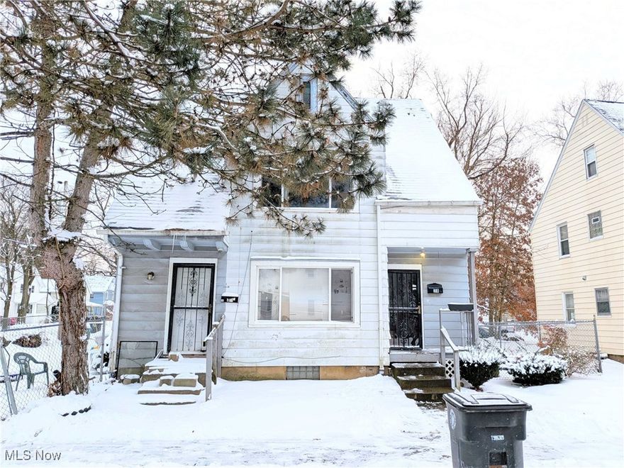 Investor alert! Vacant duplex with huge potential to turn sweat equity into profit. Two 2-bedroom, 1-bath units plus plumbing already in place for a possible third bathroom—easy conversion to a triplex! 1,833 sq. ft., detached two-car garage, and a partially fenced yard give you flexibility for tenants or future improvements.

This property is a true fixer-upper and will need drywall, kitchens, bathrooms, flooring, paint, and fixtures—but the upside is real. Perfect for investors ready to roll up their sleeves and add value. Sold as-is. Contact for additional interior photos.