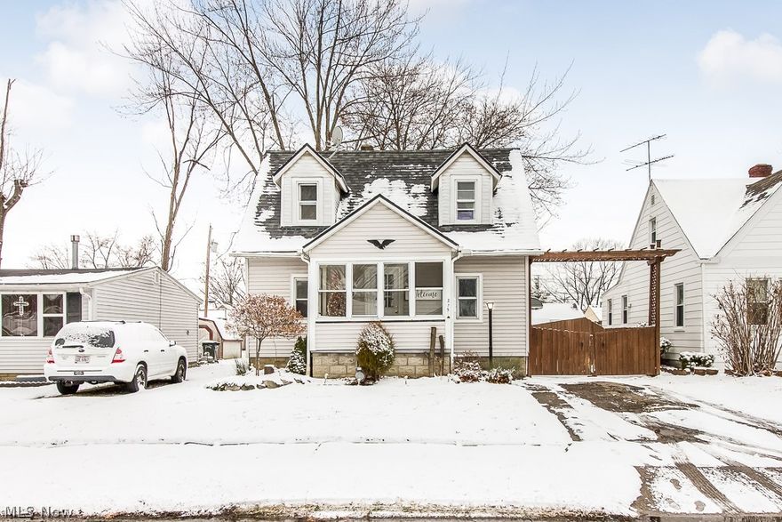 This awesome cape cod is ready for your finishing touches! With a new roof in 2011 and newer vinyl windows throughout, this house has so much to offer! This house is perfect for a first time home buyer. Including the finished recreation room in the basement, this house offers over 1000 square feet of finished living area. The house is equipped with newer glass block windows and a bathroom in the basement for convenience! You can find comfort on every floor of this home! Call today before it's gone!