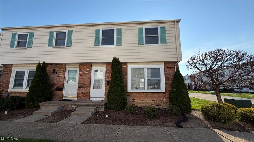 Move right in and start enjoying easy living in this beautifully updated end-unit condo in a highly desired Mentor location! Bright natural light welcomes you into an open floorplan that flows between the living, dining, and kitchen areas. The home is freshly painted throughout with numerous stylish updates giving it a crisp, modern look. The first floor features luxury vinyl plank flooring, while the second floor and lower level offer neutral carpet (2026). The kitchen and laundry updates include newly installed refrigerator and dishwasher (2026), countertops (2026) as well as a modern washer and dryer (2026). Several newly installed windows (2026) enhance the natural light throughout. Enjoy outdoor living with a private patio and updated back storm door (2026) and newly-built back deck (2026)—perfect for relaxing or entertaining. A detached one-car garage and additional parking add convenience and storage. Located close to shopping, dining, parks, and highways for an easy commute. Enjoy the community pool just in time for summer! A one year home warranty through America's Preferred is provided by Seller. Hurry, schedule your showing today!