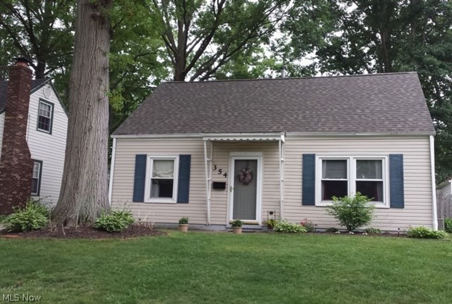 You won't want to miss this gem!  This updated 4 bedroom 1 bath cape has so many updates including newer roof (2013), vinyl siding, newer windows throughout, newer C/A, furnace and HWT.  Updated bathroom features glass block window.  Open kitchen features oak cabinets with a separate dining area overlooking the landscaped private backyard.  Outside is a 1 1/2 car garage with plenty of storage.  It's all done for you. All you have to do is move in and enjoy your new home!