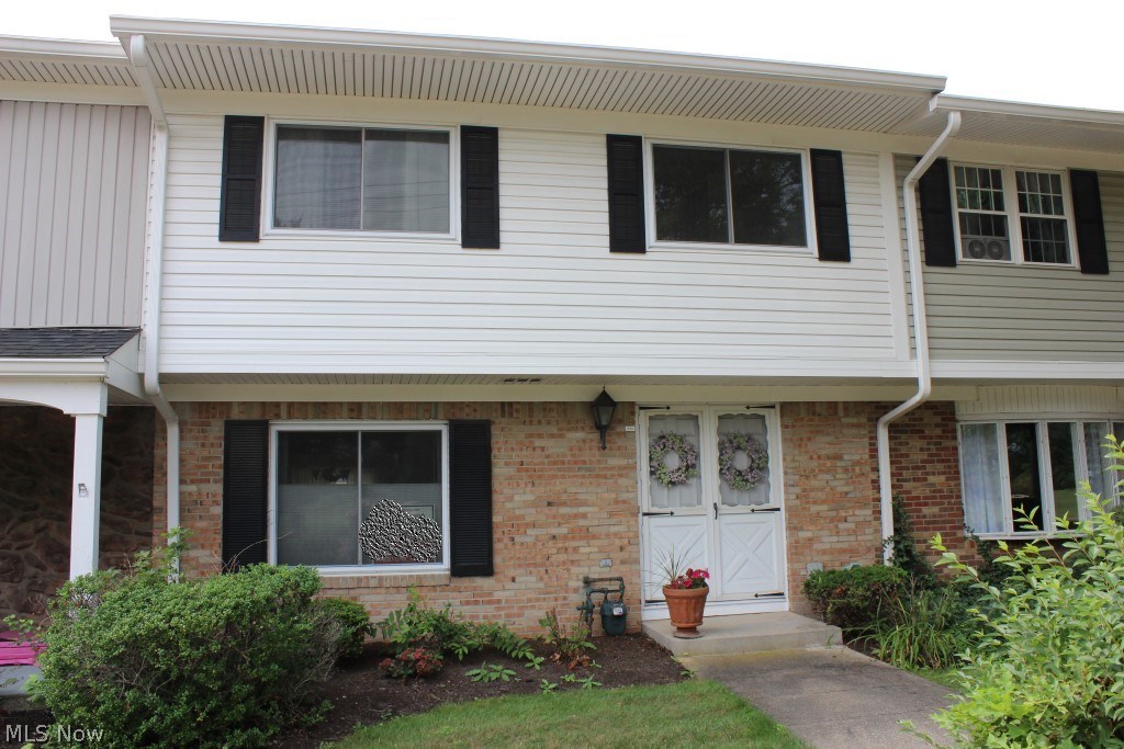 Pretty décor & numerous updates offered with this 3 bedroom/2.5 bath condo with 1536SF, 2 car garage & golf course views* Updates including windows (including bay window in dining room (2005), furnace (2014), garage door , opener (2018), disposal (2017), maple cabinets (refaced), burner top, oven, dishwasher, garage service door, siding & shingles* Spacious kitchen with breakfast bar, walk in pantry & includes appliances* 1st floor half bath & laundry* Sitting area or office between living room & dining* Master with double door entry, fan, 2 walk in closets & master bath with double vanity & shower with new shower door* Bedroom #2 with walk in closet & fan* 3rd bedroom & updated guest bath complete second floor* Private & giant brick courtyard* Clubhouse with work out room, game room, in ground pool & playground* HOA fee $235/month includes landscaping, snow & trash removal, recreation, exterior building, property mgmt., assoc. insurance, reserve fun & basic cable* Home warranty provid