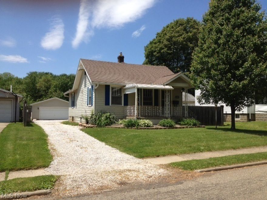 Nicely updated two bedroom ranch with walk up second level that could easily be finished into a third bedroom. Home offers new flooring, updated bath and kitchen and fresh interior paint. The oversized two car garage, quaint front porch and large back deck overlooking your private lot makes this the perfect starter home.
