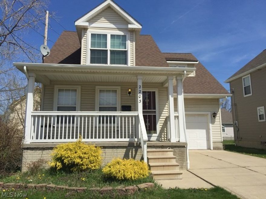 11 years young. Great looking colonial on Cleveland's east side, just down the street from the Cleveland Clinic and only minutes from I-90. Two full bathrooms, three bedrooms, one car attached garage and a full basement. Must see this home!!!!