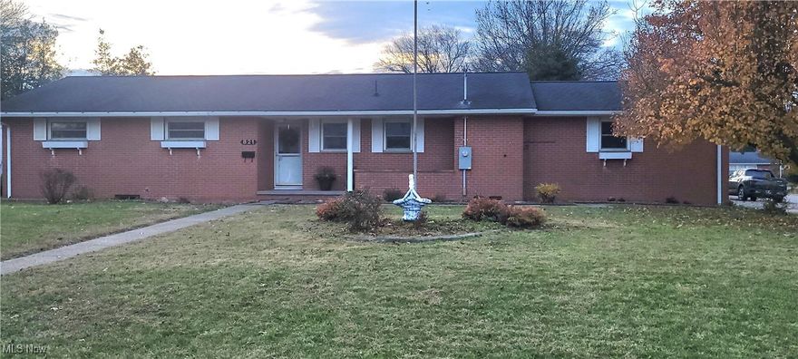 Completely renovated brick ranch style home with 3 bedrooms, 2 and 1/2 bathrooms, on a corner lot, great location. The home and the yard have taken a great transformation. On the inside a whole new kitchen with custom made cabinets, quartz top, stainless steel appliances, nice white backsplash. Lots of storage with the pantry that has 3 pull out drawers. Under the kitchen sink is a new garbage disposal, Culligan water system with a faucet on the sink, also there is a walk-in pantry off the kitchen. On the other side of the kitchen is the open concept living and dining room. Going through the living room down the hall is 3 bedrooms, full main bath at the end of the hall that has been completely renovated with new tub and shower surround, new flooring, vanity and commode, lights. Also at the end of the hall are 2 linen closets. The bedrooms have been painted, new carpet, lights added to the closets and light/ ceiling fans in the rooms. Off the master bedroom is another closet and a vanity with drawers. You could possibly put a stackable washer and dryer in the room. continuing through the door is the updated master bath with a new vanity, commode, lighting and flooring. All new lighting throughout the home, all new flooring, and the main floor has been completely painted. In the basement you will see the new breaker box, the whole house has been rewired, new lighting and ceiling tile, and new flooring will be installed. The huge family room as a gas fireplace, there is a smaller room that could be used for a playroom, office or whatever your heart desires, there is a larger room that could be a hobby room with built in cabinets. The utility room has a gas furnace, gas water tank, gas dryer, washer and a utility sink, plus a commode. On the outside is a large front and back yard a privacy fence on the back of the property. partially fenced 2 sides of the backyard. On the back of the house is a large porch. 10x 32 workshop with a 10x 32 lean too. Also, a 2-stall garage